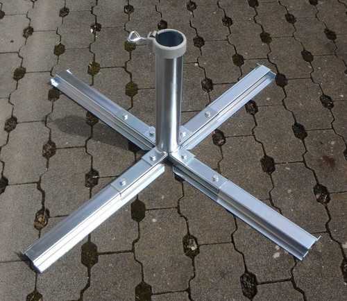 Sonnenschirmständer aus stahl - aus,