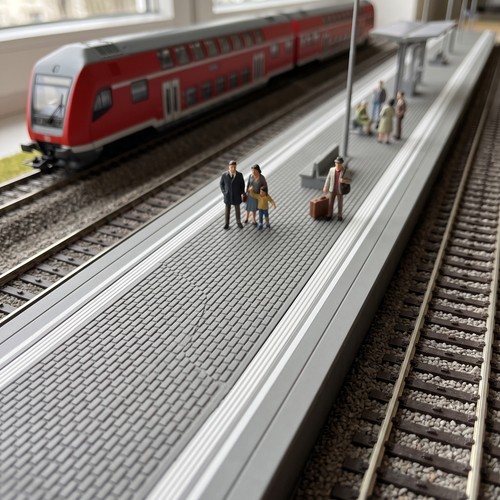 Bahnsteig 87 pflaster - h0,