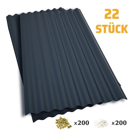 22x pvc wellplatte 47m - wellplatte, 12,47m²