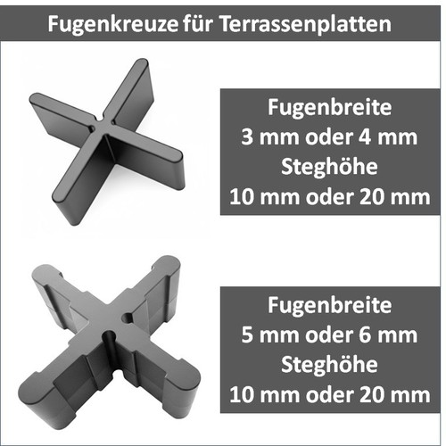 Fugenkreuze 10 20 - fugenkreuze, 3-4-5-6