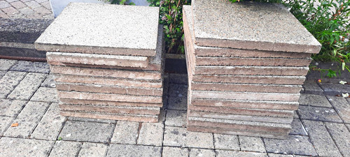 Beton steinplatten quadratisch - beton,