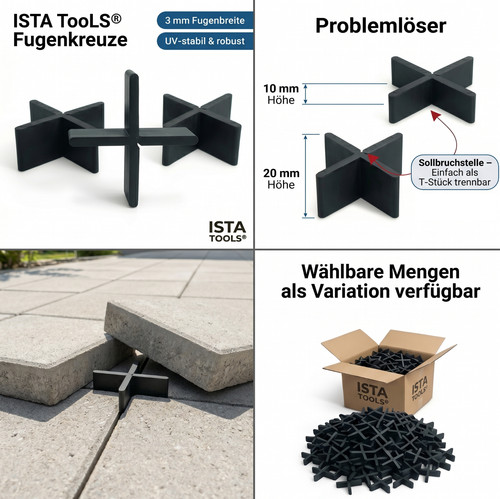 Ista tools fugenkreuze - fugenkreuze, 3mm