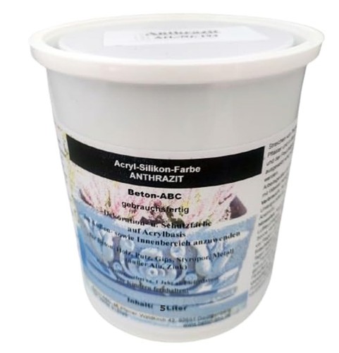 Betonfarbe anthrazit - 5, l