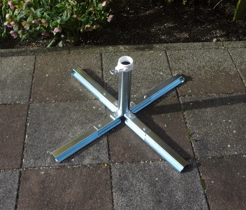 Sonnenschirmständer aus stahl - aus,